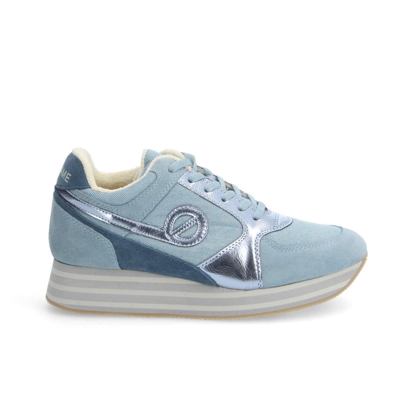 PARKO JOGGER W - DENIM/SDE/METAL - SKY BLUE/DENIM BLUE/SILVER